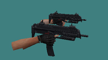 Два пистолета-пулемёта HK MP7